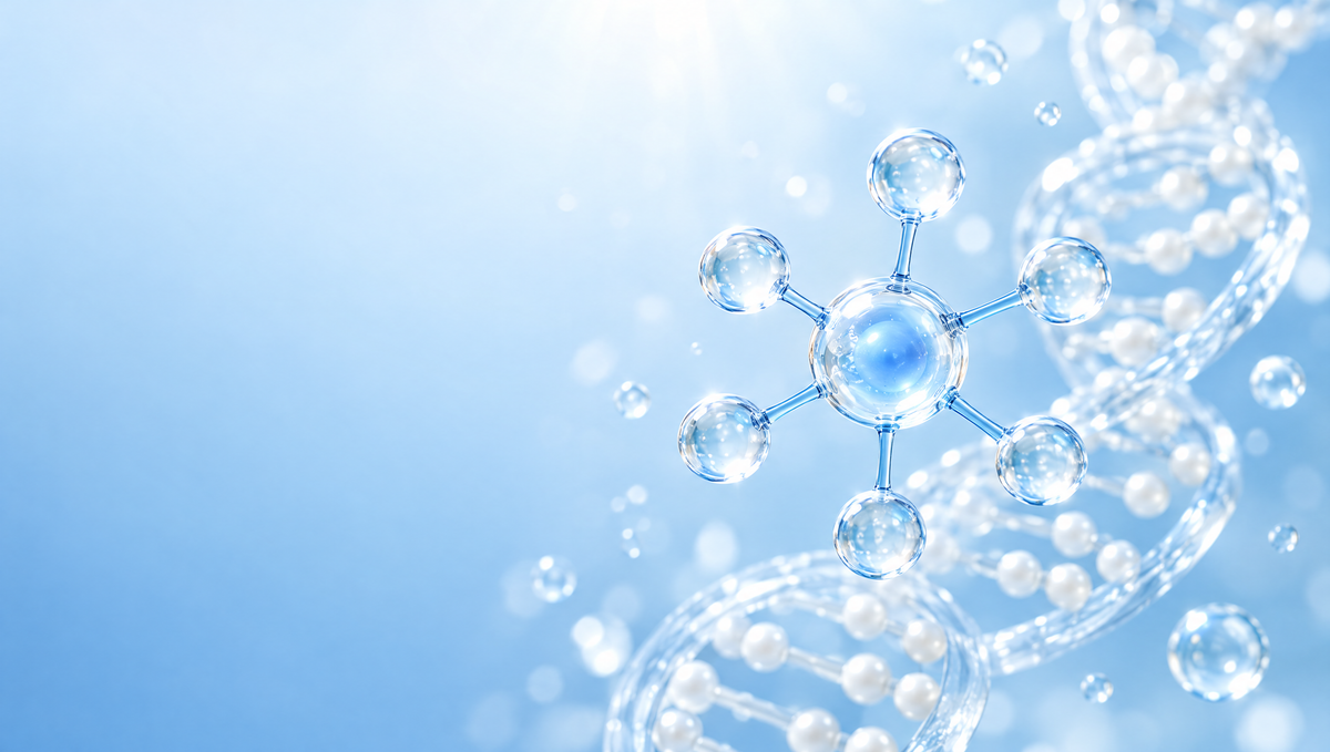 Glass molecule and DNA - skin GYEOL complex